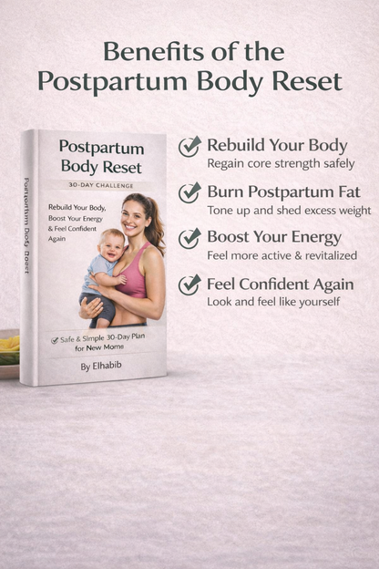 Postpartum Body Reset Blueprint – 30-Day At-Home Fitness Plan for New Moms