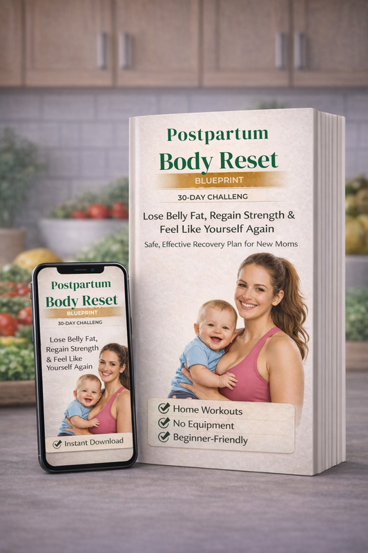 Postpartum Body Reset Blueprint – 30-Day At-Home Fitness Plan for New Moms